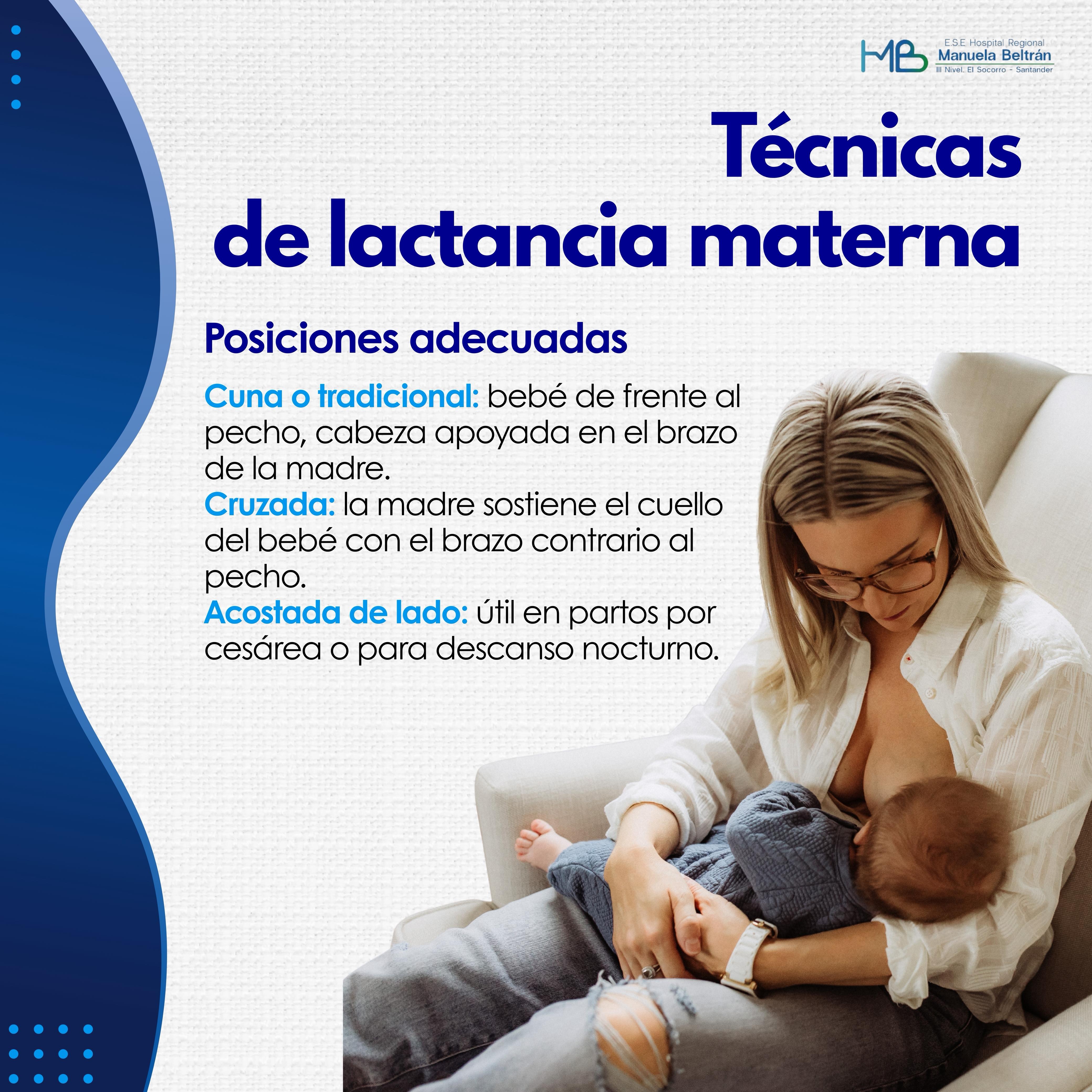 Tecnicas de lactancia materna