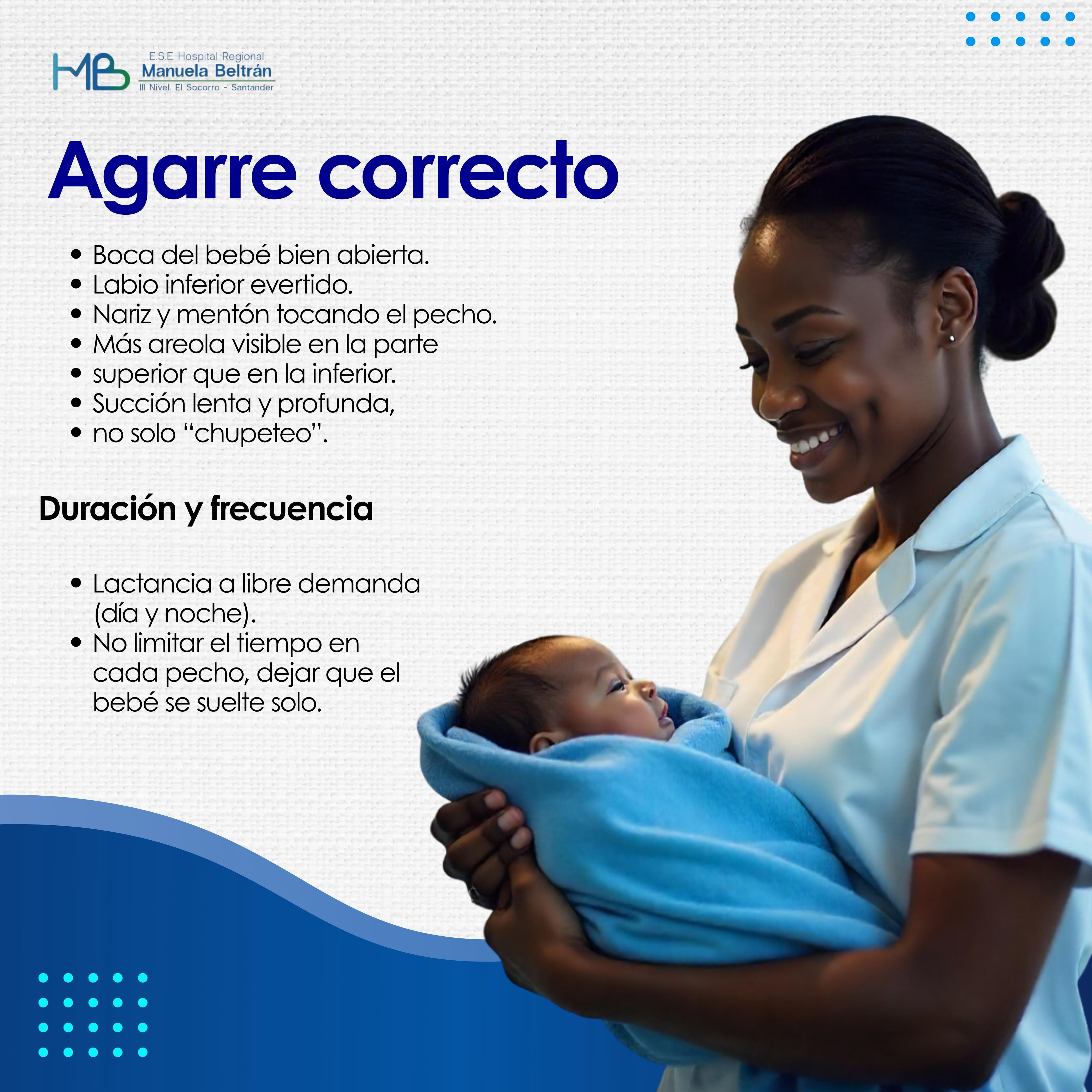 agarre correcto